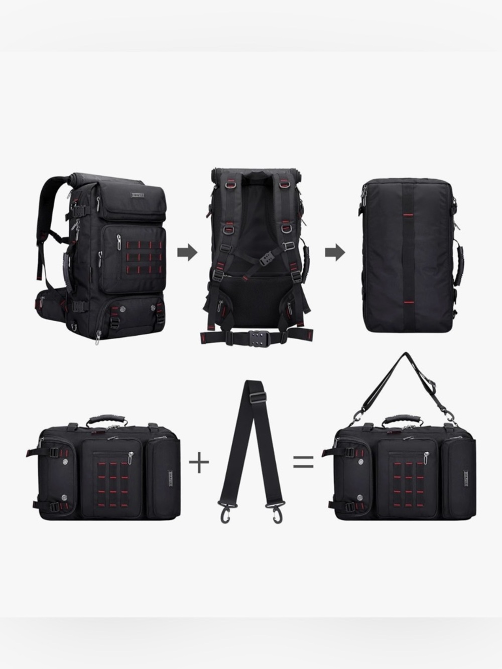 Witzman B682 Carry.-On Travel Backpack. - Picture 5 of 12